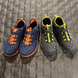 Stride Rite Kids Water Shoes - Blue pair and gray pair